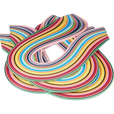   Rectangle 36 Colors Quilling Paper Strips DIY-PH0008-03B-1