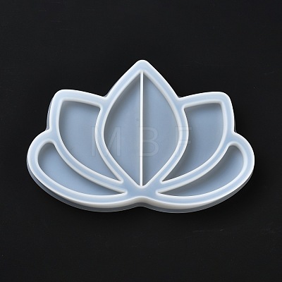 DIY Lotus Jewelry Tray Making Silicone Molds DIY-G051-A03-1