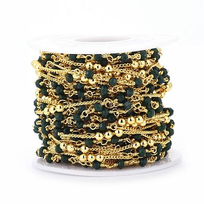 Handmade Brass Curb Chains CHC-I035-02G-07-1
