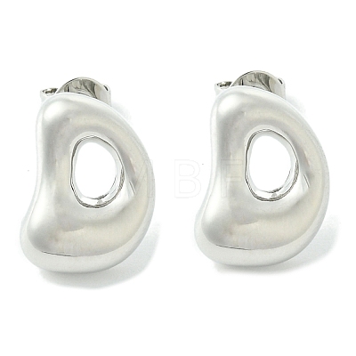 Rack Plating Brass Earrings EJEW-S222-01P-D-1