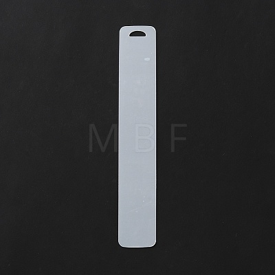 Transparent Blank Acrylic Bookmarks DIY-WH20007-63A-1