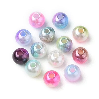 13 Style ABS Plastic Imitation Pearl Beads OACR-YW0001-40-1