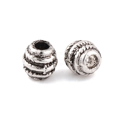 Antique Silver Alloy Tibetan Beads FIND-S230-08AS-1