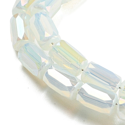 Imitation Jade Glass Beads Strands X-EGLA-P052-03A-02-1