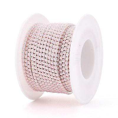 Iron & ABS Imitation Pearl Cup Chains CH-T007-01A-09-1