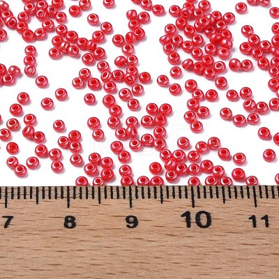 11/0 Czech Opaque Glass Seed Beads SEED-N004-003B-22-1