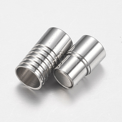304 Stainless Steel Magnetic Clasps STAS-O114-036P-A-1