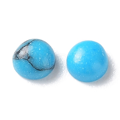 Synthetic Blue Turquoise Cabochons G-F528-31-2mm-1