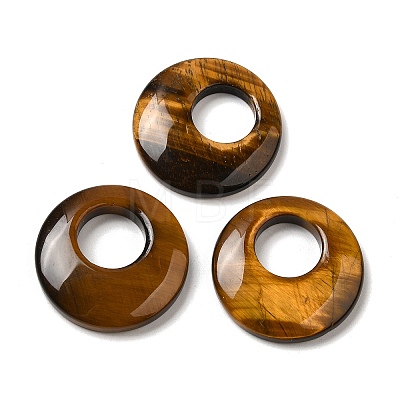 Natural Tiger Eye Pendants X-G-T122-76B-1