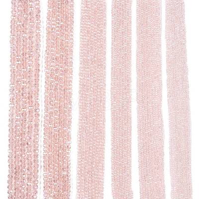 Electroplate Glass Beads Strands EGLA-A044-T3mm-B22-1