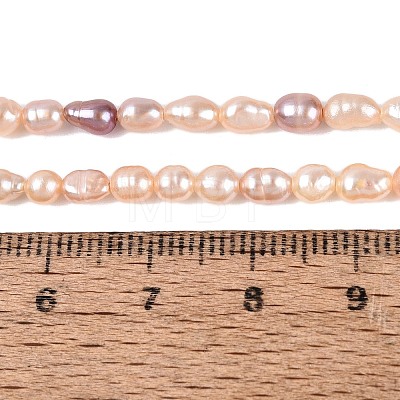 Natural Nucleated Pearl Beads Strands PEAR-N012-02P-02-1