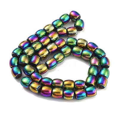 Synthetic Magnetic Hematite Beads Strands G-P545-H01-01B-1