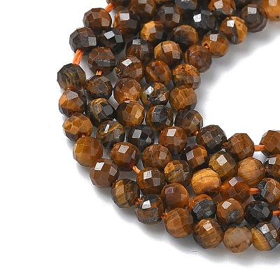 Natural Tiger Eye Beads Strands G-L651-C14-3mm-1
