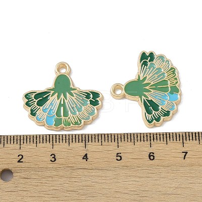 Rack Plating Alloy Enamel Pendants FIND-I038-07D-1