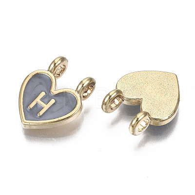 Alloy Enamel Charms ENAM-T012-02H-RS-1