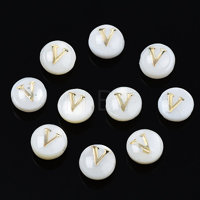 Natural Freshwater Shell Beads SHEL-S278-036V-1