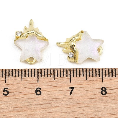 Alloy Crystal Rhinestone Charms AL-CBA8C77-01C-G-1