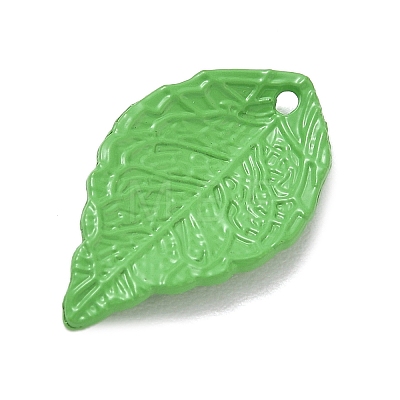 Spray Painted Alloy Pendants AL-CBAF9D9-01C-02-1