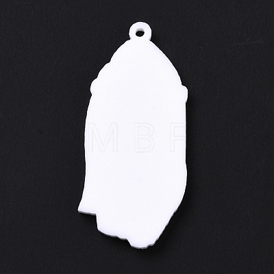 Printed Opaque Acrylic Pendants SACR-G029-01D-1