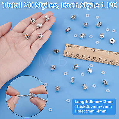 Alloy European Style Clasps PDLC-PH0001-01-1