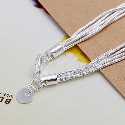 Latest Design Brass Heart Charm Bracelets For Women BJEW-BB12475-1