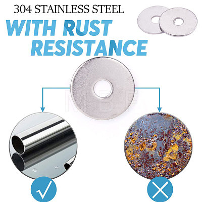 304 Stainless Steel Beads PH-STAS-G183-02P-1