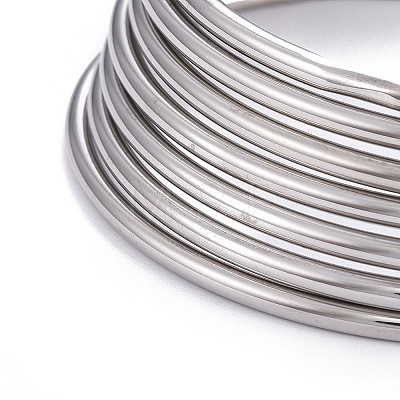 7Pcs 201 Stainless Steel Plain Bangle Sets for Women BJEW-L664-022B-P02-1