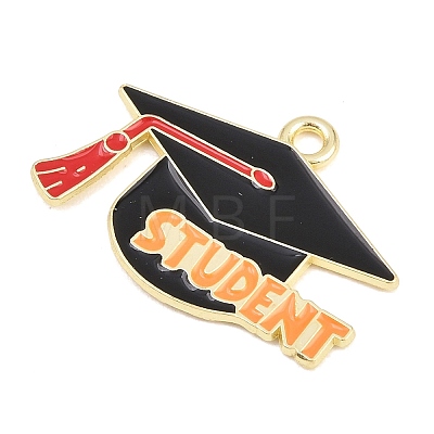 Back to School Alloy Enamel Pendants FIND-E054-02D-1