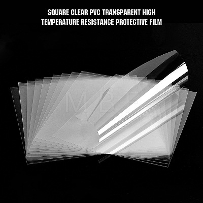 PVC Transparent High Temperature Resistance Protective Film AJEW-BC0006-05-1