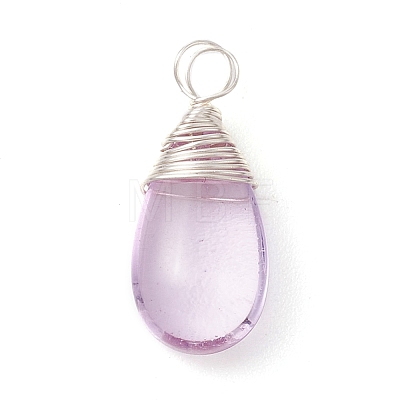 Glass Pendants PALLOY-JF03248-02-1