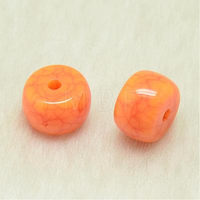 Crackle Resin Beads RESI-T004-7x10-A09-1