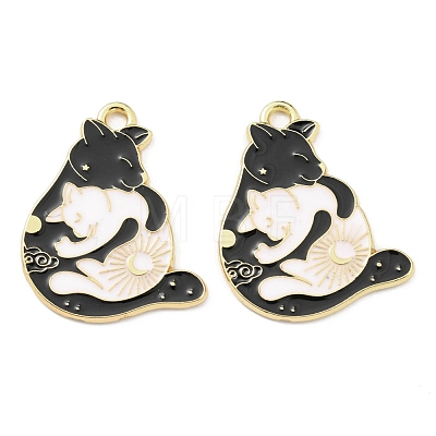 Alloy Enamel Pendants ENAM-D051-06G-1