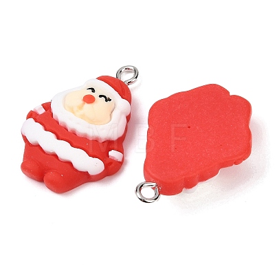 Christmas Opaque Resin Pendants RESI-I350-01A-1