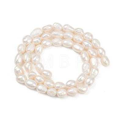 Natural Cultured Freshwater Pearl Beads Strands PEAR-P064-20H-04A-1