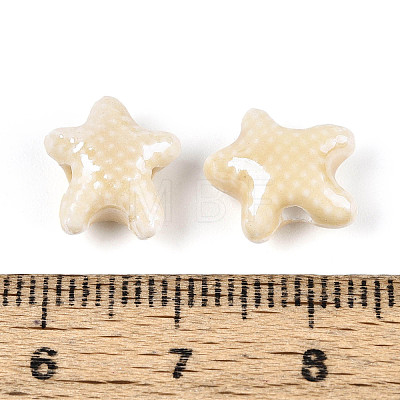 Handmade Porcelain Beads PORC-Q002-03F-01-1