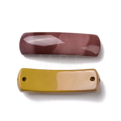 Natural Mookaite Connector Charms G-D460-02G-1