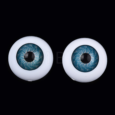 Craft Plastic Doll Eyeballs DIY-PH0019-63B-20mm-1