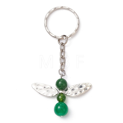 Angel Alloy with Gemstomes Pendants Keychain KEYC-JKC00572-1