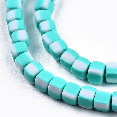 Handmade Polymer Clay Beads Strands CLAY-N010-074-03-1