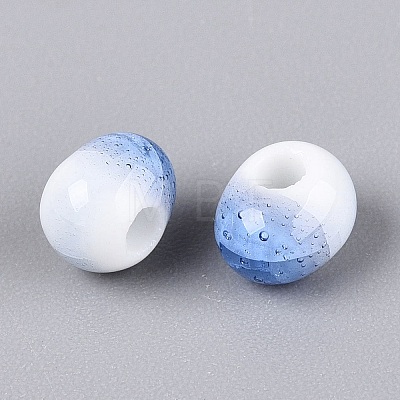 Handmade Porcelain Beads PORC-Q006-06B-1