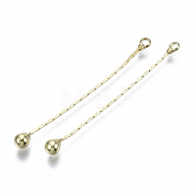 Brass Chain Tassel Big Pendants X-KK-R129-12A-G-1