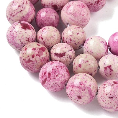 Natural Fossil Graduated Beads Strands G-F830-A03-01-1