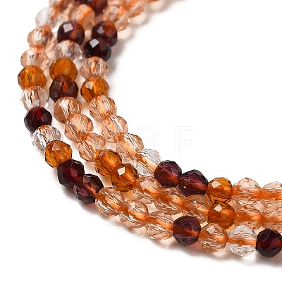 Transparent Glass Beads Strands GLAA-H027-01D-1