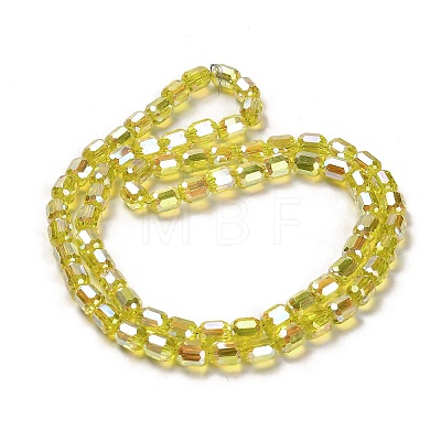 Electroplate Glass Beads Strands EGLA-D030-19B-1