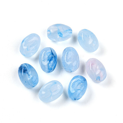 Transparent Acrylic Beads TACR-T028-38I-1