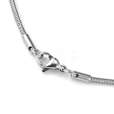 Herringbone Chain Necklace for Men NJEW-F027-16-2mm-1