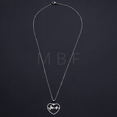 Non-Tarnish 201 Stainless Steel Pendants Necklaces NJEW-S105-JN696-45-1-1