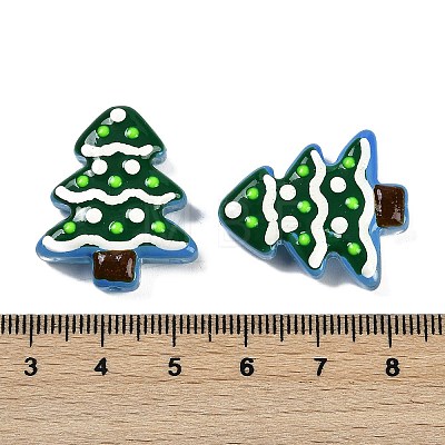 Christmas Theme Handmade Lampwork Beads LAMP-I027-07N-1