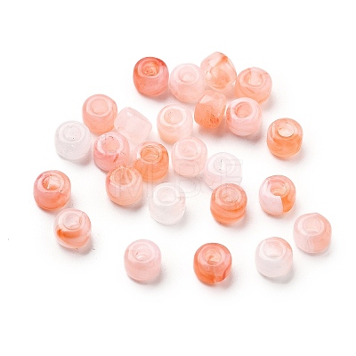 Opaque Acrylic Beads OACR-H044-01B-1