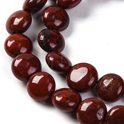 Natural Red Rainbow Jasper Beads Strands G-T047-A15-01-1